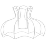 Carcasse abat jour en fer