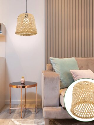 Abat jour bambou vintage