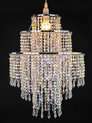 Abat jour perles pour lustre