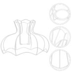 Carcasse abat jour en fer