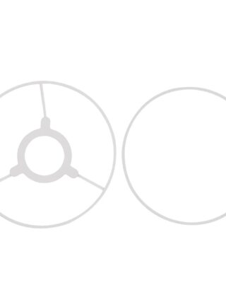 Carcasse Abat jour rond en fer blanc