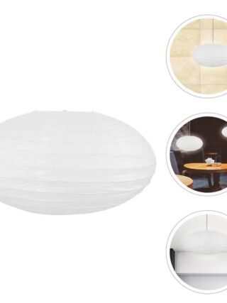 Abat jour boule papier blanc