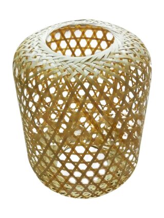 Abat jour bambou rustique