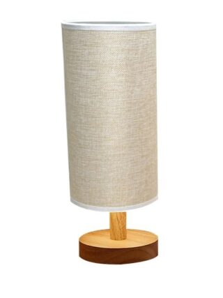 Abat jour cyclindrique en lin