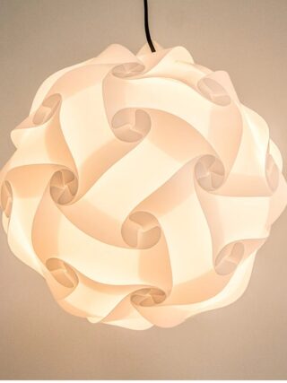 Abat jour tendance pétales