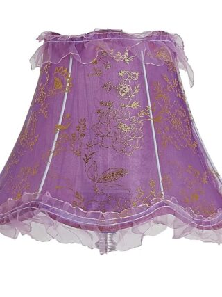 Abat jour vintage motif floral