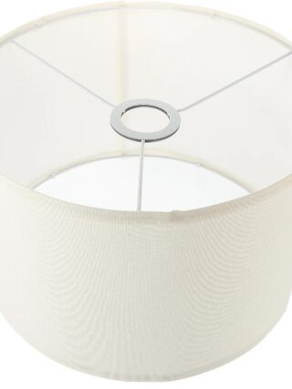 Abat jour lin blanc classique authentique