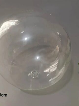Abat jour verre transparent pour lampe suspendue