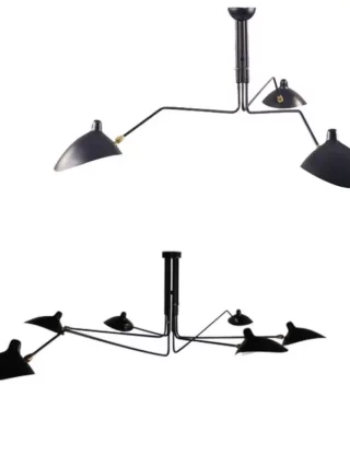 Plafonnier araignée articulée