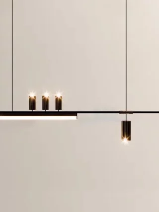 Plafonnier suspendu moderne minimaliste 3 coloris