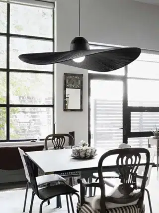 Plafonnier vertigo en tissu élégant