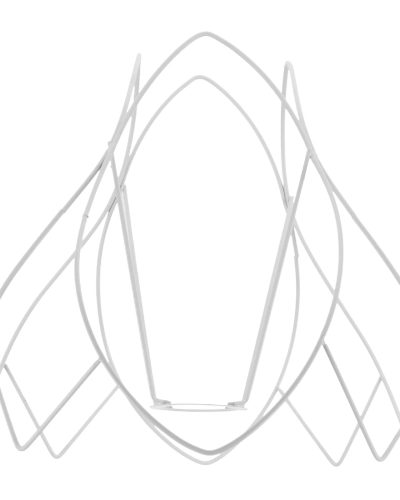 Structure d'abat-jour en fer blanc
