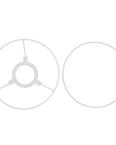 Carcasse Abat jour rond en fer blanc